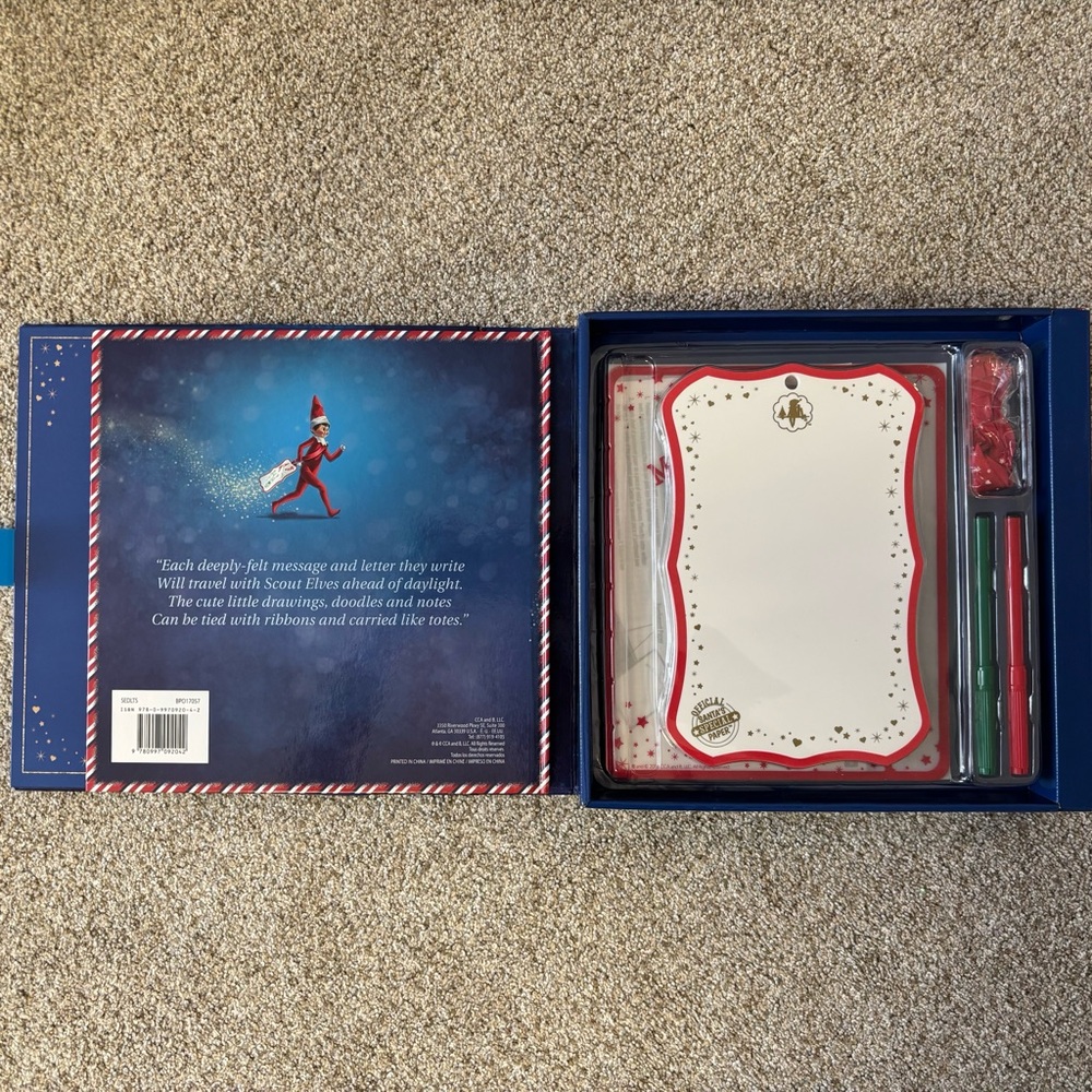 Elf on the shelf letters to Santa 22 piece kit NEW - Picture 2 of 4